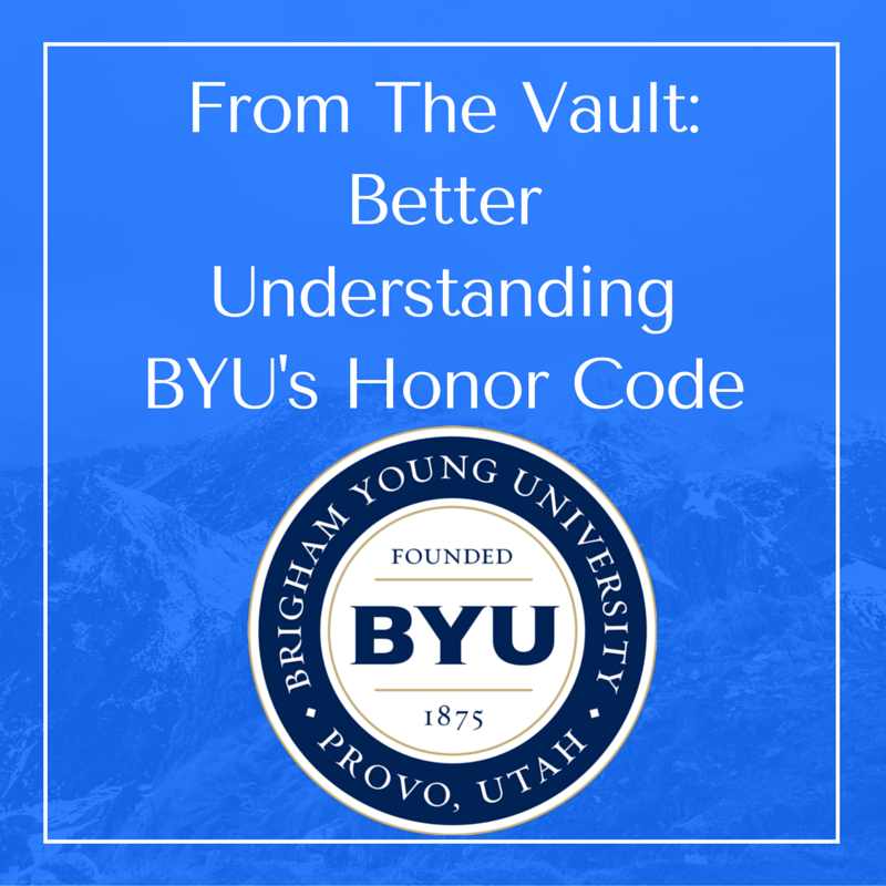 From The Vault: Better Understanding BYU’s Honor Code