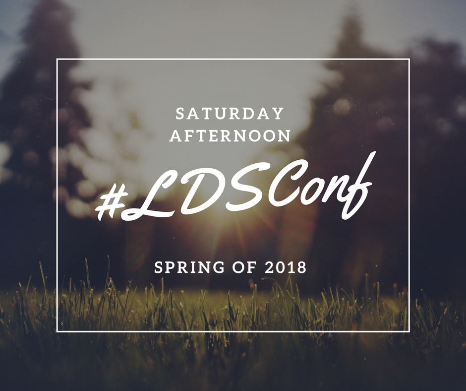 The Twitterstake’s Best from Sunday Afternoon’s Session of Spring 2018’s General Conference