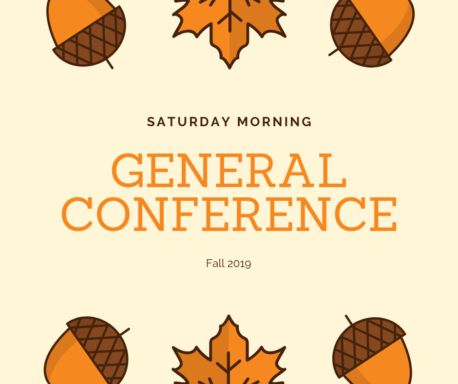 Twitter Round-up Fall 2019 Saturday Morning Session Of General Conference