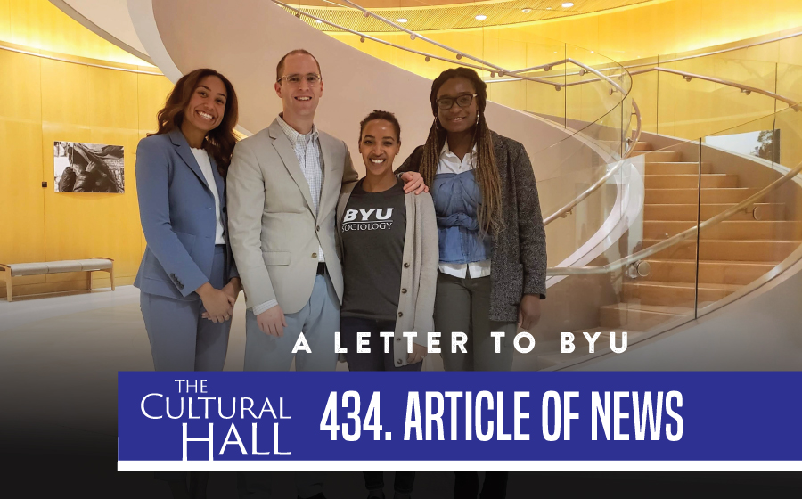 A Letter to BYU AoN Ep. 434 The Cultural Hall