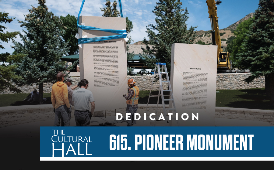 Pioneer Monument Dedication Ep. 615 The Cultural Hall