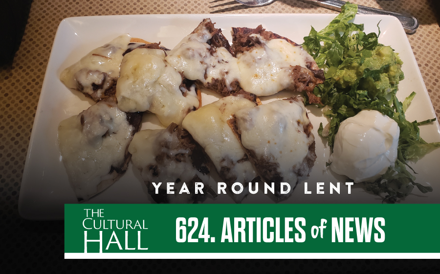 Year-Round Lent AoN Ep. 624 The Cultural Hall