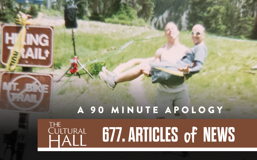 A 90 Minute Apology AoN Ep. 677 The Cultural Hall